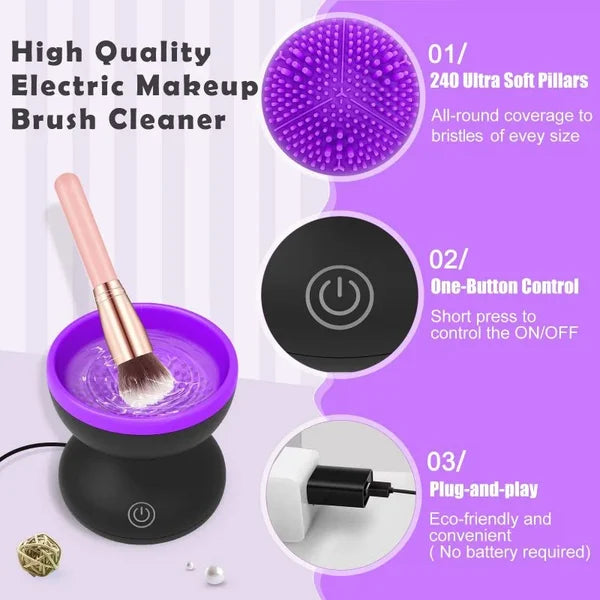 🔥2023 BEST SELLER🔥Electric Makeup Brush Cleaner Machine-BUY TWO FREE SHIPPING